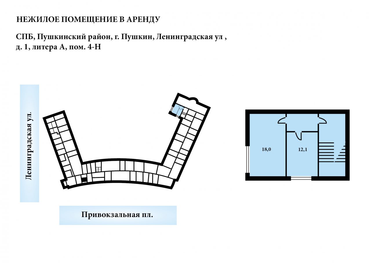 Нежилое помещение в аренду для субъектов малого и среднего  предпринимательства в Санкт-Петербурге